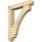 Ekena Millwork Imperial Arts and Crafts Rough Sawn Bracket w/ Offset Brace, Douglas Fir, 6"W x 32"D x 38"H BKT0604X32X38IMP03RDF - alternate 1
